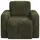 vidaXL Sessel Grün Cord 72 x 71 x 70 cm Grün mit Rollen