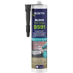 Bostik Block B591 Top Seal Bitumen Dichtstoff 300ml Kartusche schwarz
