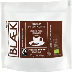 Blaek Instant Kaffee No.3 Dark Roast Bag (60 g) - STK - Dark Roast