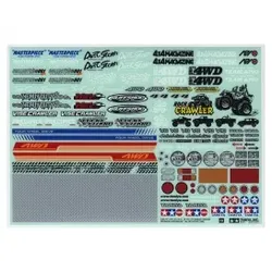 TAMIYA Dekorbogen Off-Road