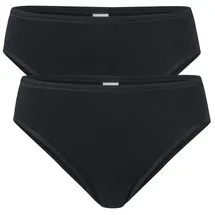 hessnatur Slip PURE NATURE aus reiner Bio-Baumwolle (1-St., PURE NATURE aus reiner Bio-Baumwolle) schwarz 38