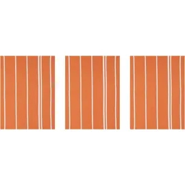 Stuco Geschirrtuch STUCO "Streifen", orange (orange, weiß), B:50cm L:70cm, 100% Baumwolle, Geschirrtücher, Geschirrtuch, mit jacquardartiger Streifenwebung