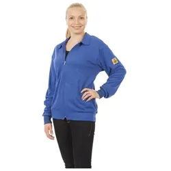 ESD-Sweatjacke, Größe XXL, blau - blau - XXL