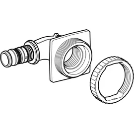 Geberit Mepla Anschlusswinkel 90° 16 mm x Rp 1/2
