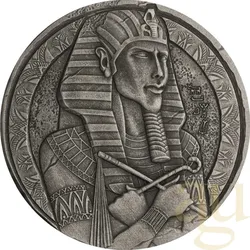 5 Unzen Silbermünze Republic of Tschad Amenhotep IV 2023