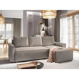masseno Eckcouch Polyester 3-Sitzer Beige
