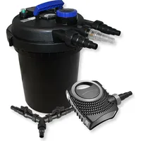 Wiltec SunSun Druckteichfilter Set 10000l 11W UVC Teichklärer NEO8000