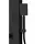 Badplaats Duschpaneel, Hudson mit Mischbatterie Schwarz PVC – 120 x 20 cm,