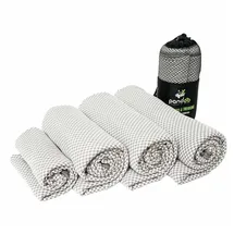 pandoo Badetuch 80 x 160 cm grau