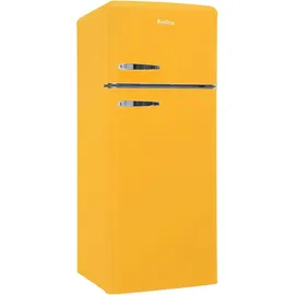 Amica KGC 15633 Y Retro-Kühl-Gefrierkombination (206 l, 1440 mm hoch, Gelb)