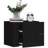 vidaXL Hängenachtschrank 45x30x35 cm Schwarz