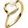 Pandora Damenring mit Kleiner Perle Goldfarben, 60/19,1