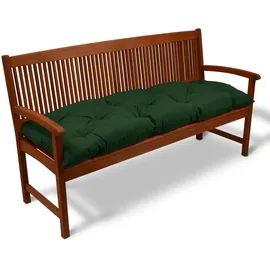Beautissu Bankauflage 180 x 50 x 10 cm grün 1 St.
