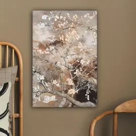 onlywow Leinwand Bilder Mandelblüte | Gr.: 40 x 60 cm