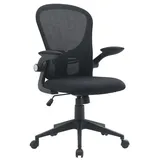 Bizzotto Bürostuhl Kempton mit Armlehne, Schwarz, Der Stuhl ist höhenverstellbar schwarz