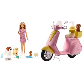 Barbie Hundesitterin und Welpen (FXH08)