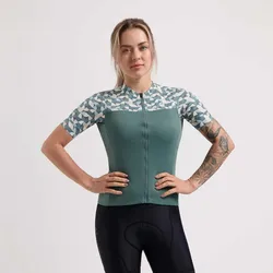 Radtrikot Kurzarm Damen - Essential Graphic M