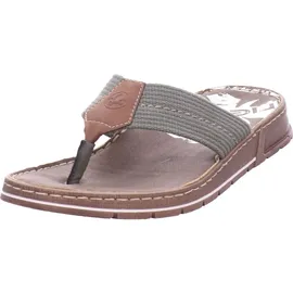 Rieker Zehentrenner Olive/Mandel/Moor 44