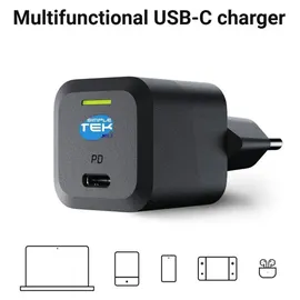 Green Cell CHARGC06, 33 W, 1x USB-C, schwarz