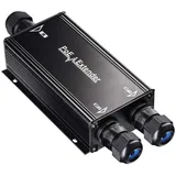 Cudy 2 Kanal Gigabit PoE Extender für den Außenbereich, 1 Eingangsanschluss, 2 Ausgangsanschlüsse, IP67 wasserdicht, 1000M bit/s, PoE Verstärker Booster, 802.3 bt/at/af, Wandmontage