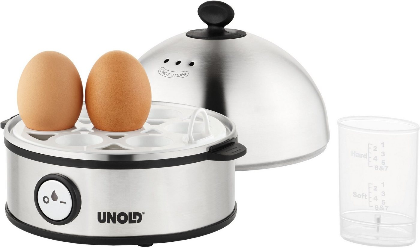 Produktbild Unold Eierkocher Edel 38626, Anzahl Eier: 7 St., 360 W schwarz|silberfarben