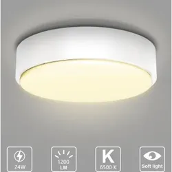 Aigostar 10NDH LED Deckenleuchte Rand/Oberfläche montiert 24W 3000K Ø40cm