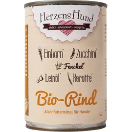 HerzensHund Bio-Rind mit Bio-Gemüse 12 x 400 g