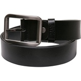 URBAN CLASSICS Unisex Synthetic Leather Thorn Buckle Basic Belt Gürtel, Black, L/XL