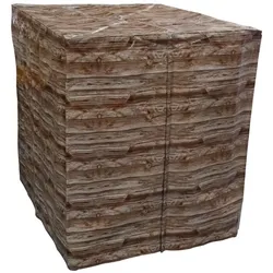 Design-Cover Woody für 1000L IBC : Holz