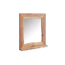 Massivmoebel24 Badspiegel Akazie 70x12x78 natur lackiert PURE ACACIA 613