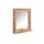 Massivmoebel24 Badspiegel Akazie 70x12x78 natur lackiert PURE ACACIA 613