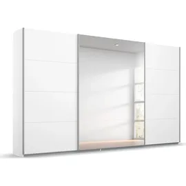 Rauch Schwebetürenschrank RAUCH "Kleiderschrank Schrank Garderobe BESTSELLER KOLUNA mit Spiegel", weiß (alpinweiß), B:315cm H:210cm T:62cm, Holzwerkstoff, Schränke, Schwebetürenschrank, inkl. 2 Innenschubladen sowie extra Einlegeböden MADE IN GERMANY, Topseller