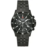 Swiss Alpine Military Challenger Chrono SAM7022.9177 Herrenuhr Challenger Chrono - Schwarz