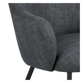 VCM ebuy24 Spencer Sessel Lounge-Sessel Stoff grau.