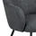 VCM ebuy24 Spencer Sessel Lounge-Sessel Stoff grau.