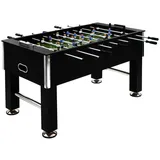 vidaXL Kickertisch Stahl 60 kg 140 x 74,5 x 87,5 cm Schwarz