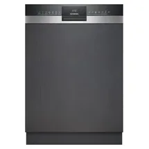 Siemens iQ300 SN53ES06UE Einbau-Geschirrspüler (teilintegrierbar, 598 mm breit, Edelstahl)