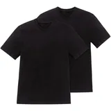 T-Shirt 2er-Pack in Schwarz XL