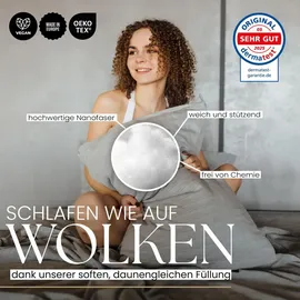 Gentle North Kopfkissen 80 x 80 cm Weiß