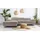 ax living Cord Couch L Form – Arborio 280cm L Ecksofa in Beige mit Schlaffunktion