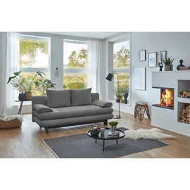 SUN GARDEN Schlafcouch Cord 2-Sitzer Grau