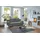 SUN GARDEN Schlafcouch Cord 2-Sitzer Grau