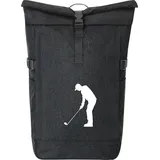 huuraa Kurierrucksack Golf Silhouette Geschenk