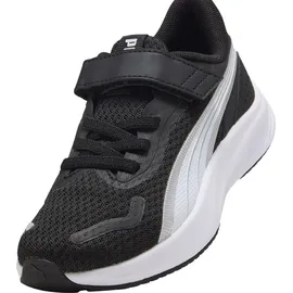 Puma Pounce Lite Ac+ Kids Black/White/Silver 29