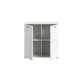 xonox Kommode Stone 86 x 88 x 41 cm Weiß