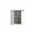 xonox Kommode Stone 86 x 88 x 41 cm Weiß