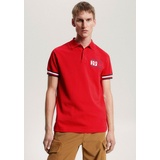 Tommy Hilfiger Poloshirt »NEW YORK - Rot,Weiß,Dunkelblau - S