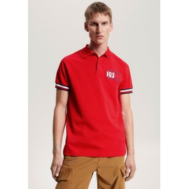 Tommy Hilfiger Poloshirt »NEW YORK - Rot,Weiß,Dunkelblau - S