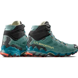 La Sportiva Ultra Raptor II Mid Leather GTX Damen Juniper/Carbon 37 1/2