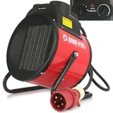 Mar-Pol MARPOL Elektrischer Heizlüfter 5 kW rot